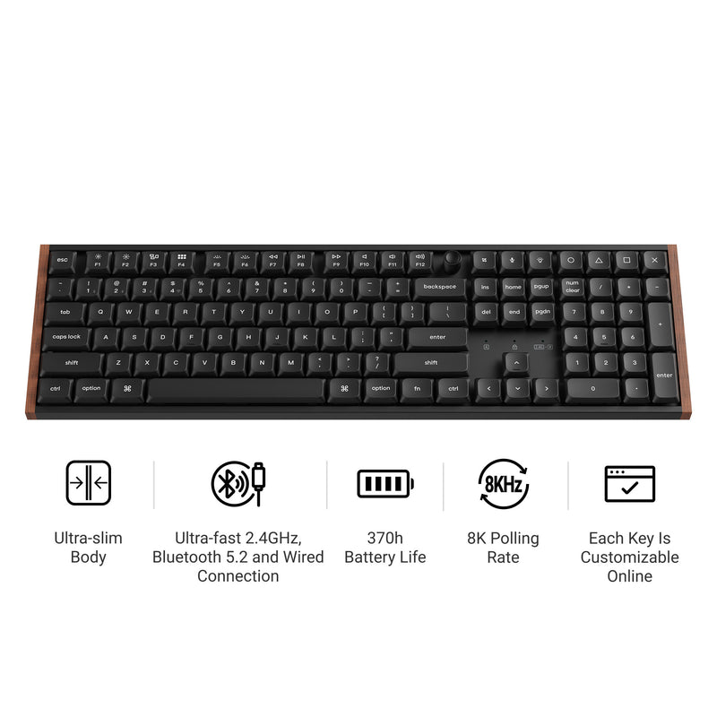 Keychron K2 ແປ້ນພິມໄຮ້ສາຍ Mechanical 2