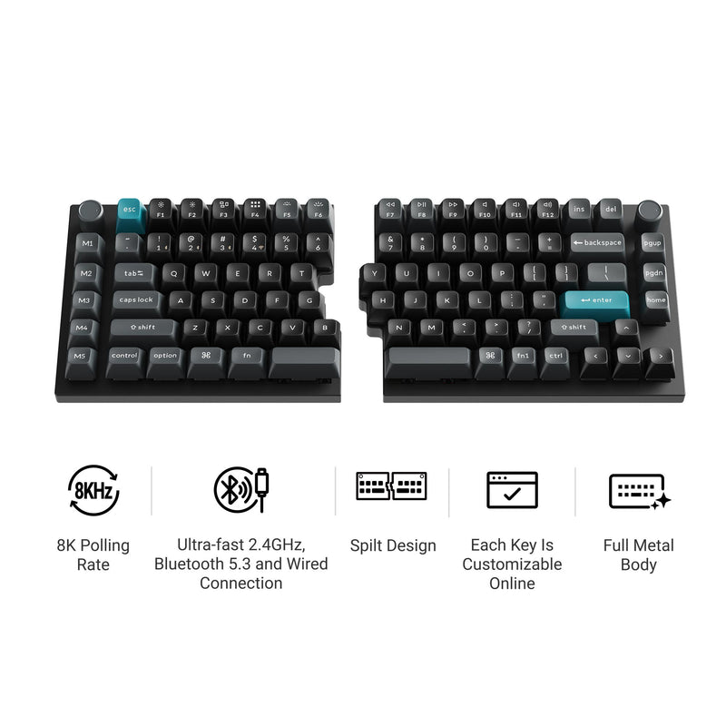 Keychron K2 ແປ້ນພິມໄຮ້ສາຍ Mechanical 4
