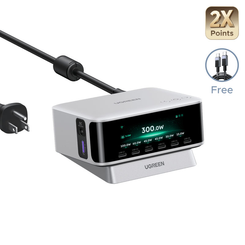UGREEN ຖາດສາຍ USB Hub 7 ພອດ 4